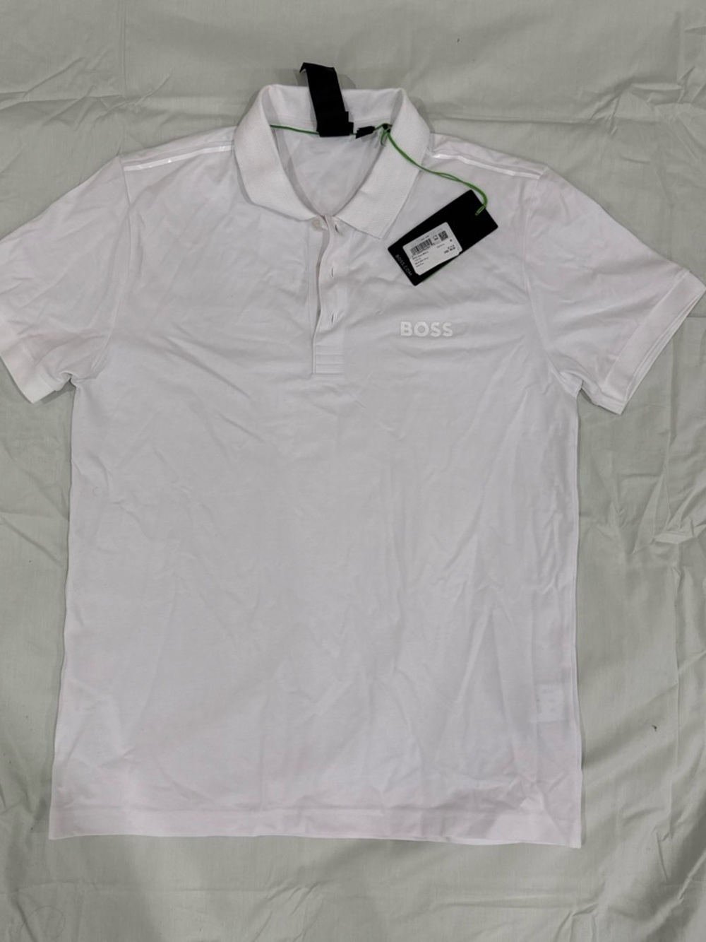 HUGO BOSS Men's White Polo Shirt